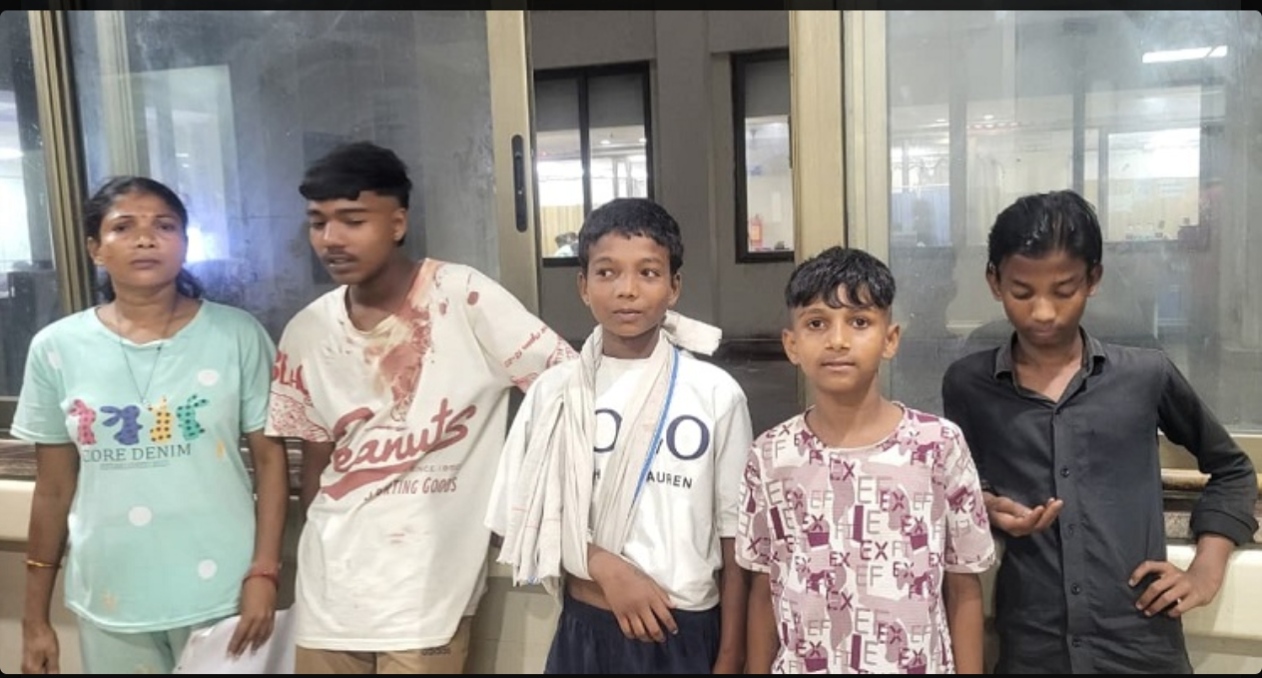 सीतारामडेरा में चार किशोरों पर धारदार हथियार से हमला, एमजीएम अस्पताल में भर्ती