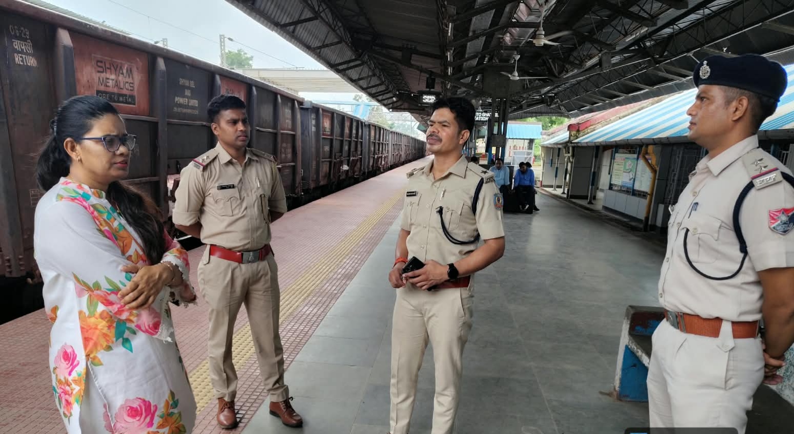 जेपीएससी मामले को ले घाटशिला अनुमंडल में दिखी कड़ी सुरक्षा व्यवस्था