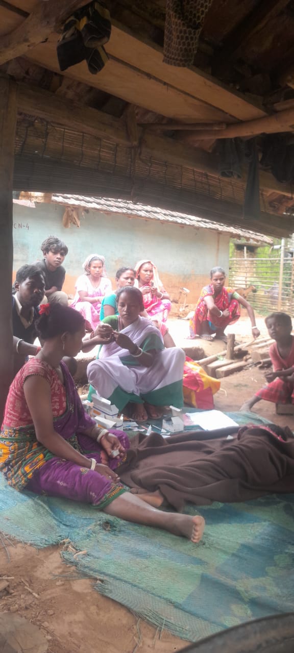 बासाडेरा में स्वास्थ्य सहिया की तत्परता से मलेरिया जांच व उपचार जारी